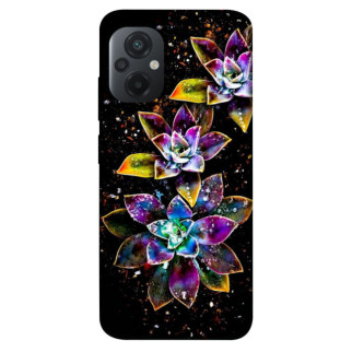 Чохол itsPrint Flowers on black для Xiaomi Poco M5 - Інтернет-магазин спільних покупок ToGether
