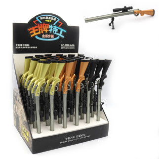 Ручка дитяча з іграшкою "Снайперська гвинтівка" гелева, 0,38мм, синя, mix ціна за 36 шт. // | 1109-AAA - Інтернет-магазин спільних покупок ToGether