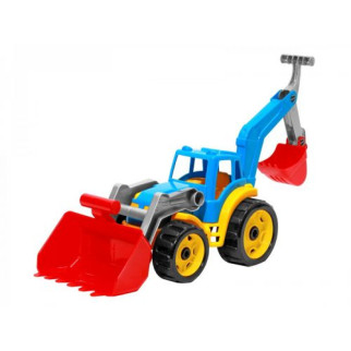 Трактор з двома ковшами ТехноК (блакитний) - Інтернет-магазин спільних покупок ToGether