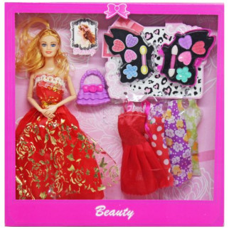 Ляльковий набір "Beauty" з косметикою (червоний) - Інтернет-магазин спільних покупок ToGether