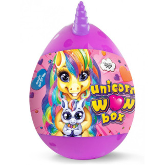Набір для творчості в яйці "Unicorn WOW Box" UWB-01-01U для дівчаток  (Фіолетовий) - Інтернет-магазин спільних покупок ToGether
