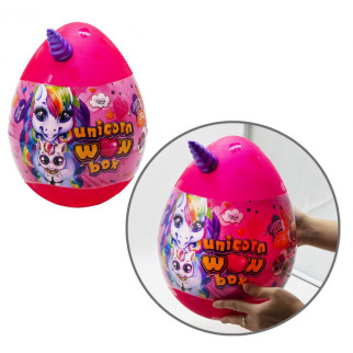 Набір для творчості в яйці "Unicorn WOW Box" UWB-01-01U для дівчаток  (Рожевий) - Інтернет-магазин спільних покупок ToGether