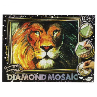 Алмазная живопись "DIAMOND MOSAIC. Лев" - Інтернет-магазин спільних покупок ToGether