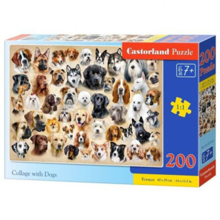 Пазли "Колаж із собаками", 200 елементів - Інтернет-магазин спільних покупок ToGether
