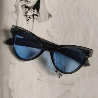 Стильні окуляри сонцезахисні котяче око Сірий - Інтернет-магазин спільних покупок ToGether