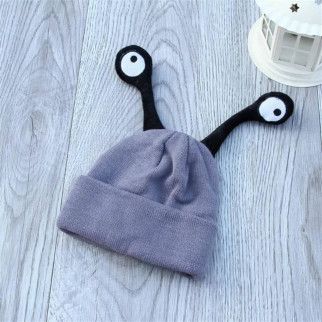 Дитячі шапочки равлик з очима Сірий - Інтернет-магазин спільних покупок ToGether