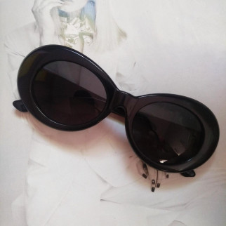 Сонцезахисні окуляри овал Чорний - Інтернет-магазин спільних покупок ToGether