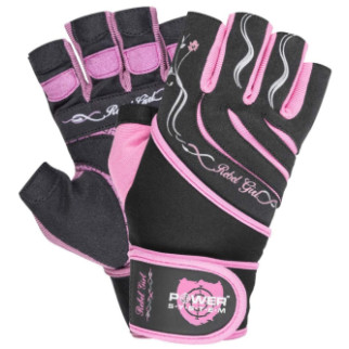 Рукавички для фітнесу Power System PS-2720 Rebel Girl жіночі Pink XS - Інтернет-магазин спільних покупок ToGether