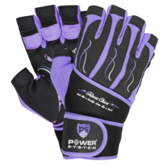 Рукавички для фітнесу Power System PS-2710 Fitness Chica жіночі Purple XS - Інтернет-магазин спільних покупок ToGether