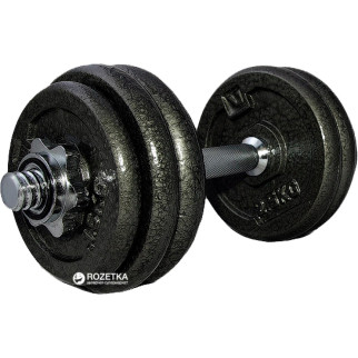 Гантель набірна LiveUP DUMBELL SET чорний 15кг 1шт. LS2311-15 - Інтернет-магазин спільних покупок ToGether