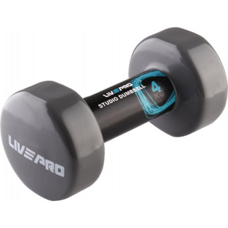 Гантель вінілова LivePro STUDIO DUMBBELL сірий 4кг LP8076-4 - Інтернет-магазин спільних покупок ToGether