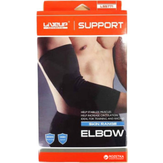 Фіксатор ліктя LiveUP ELBOW SUPPORT чорний L/XL LS5771-LXL - Інтернет-магазин спільних покупок ToGether