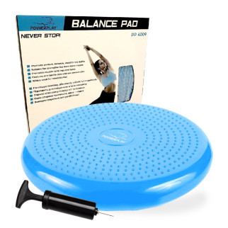 Балансувальна масажна подушка PowerPlay 4009 Balance Pad (Ø33) Синя - Інтернет-магазин спільних покупок ToGether