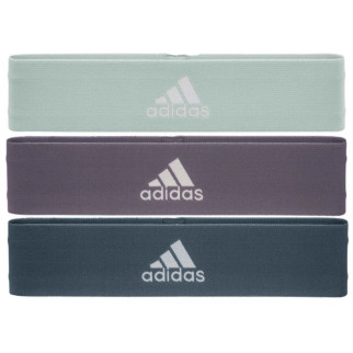 Набір еспандерів Adidas Resistance Band Set (L, M, H) зелений, фіолетовий, темно-синій Уні 70х7,6х0,5 ADTB-10711 - Інтернет-магазин спільних покупок ToGether