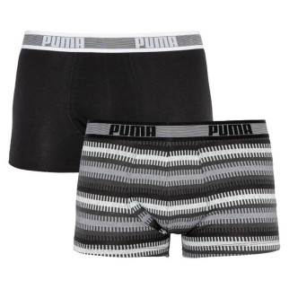 Труси-боксери Puma Worldhood Stripe Trunk 2-pack S black/gray/white 501004001-200 - Інтернет-магазин спільних покупок ToGether