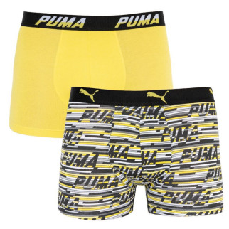 Труси-боксери Puma Logo AOP Boxer 2-pack M yellow/gray 501003001-020 - Інтернет-магазин спільних покупок ToGether