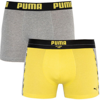Труси-боксери Puma Statement Boxer 2-pack M gray/yellow 501006001-020 - Інтернет-магазин спільних покупок ToGether