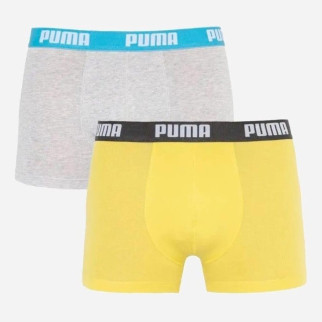 Труси-боксери Puma BASIC BOXER 2P сірий, жовтий Чол XL 521015001-006 XL - Інтернет-магазин спільних покупок ToGether