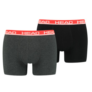 Труси-боксери Head BASIC BOXER 2P Сірий; Червоний XL (701202741-011 XL) - Інтернет-магазин спільних покупок ToGether