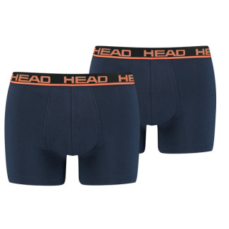 Труси-боксери Head BASIC BOXER 2P Темно-синій; Помаранчевий L (701202741-010 L) - Інтернет-магазин спільних покупок ToGether