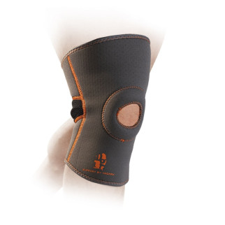 Наколінник MadMax MFA-297 Knee Support with Patella Stabilizer Dark Grey/Orange L - Інтернет-магазин спільних покупок ToGether