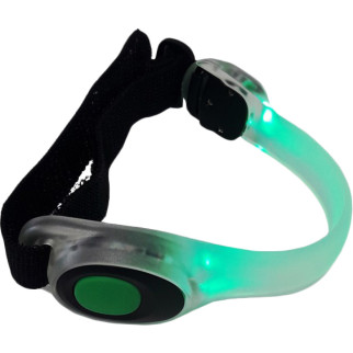 Браслет-підсвітка для бігу LED SAFETY ARMBAND Зелений 80гр (LS3408) - Інтернет-магазин спільних покупок ToGether
