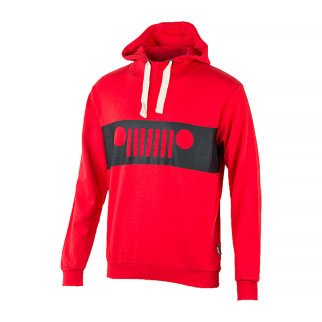 Чоловіче Худі JEEP HOODED SWEATSHIRT GRILLE Print Червоний S (O102565-R699 S) - Інтернет-магазин спільних покупок ToGether