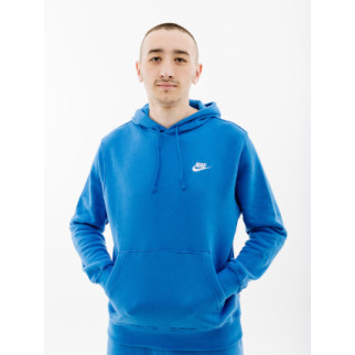 Чоловіче Худі Nike M CLUB HOODIE PO BB Блакитний 2XL (7dBV2654-403 2XL) - Інтернет-магазин спільних покупок ToGether