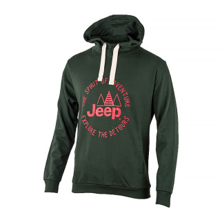 Чоловіче Худі JEEP HOODED SWEATSHIRT The spirit of Adventure Хакі L (O102567-E848 L) - Інтернет-магазин спільних покупок ToGether