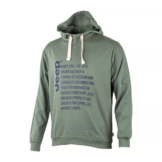 Чоловіче Худі JEEP HOODED SWEATSHIRT Since 1941 Хакі L (O102569-E847 L) - Інтернет-магазин спільних покупок ToGether