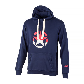 Чоловіче Худі JEEP HOODED SWEATSHIRT STAR Синій L (O102568-A184 L) - Інтернет-магазин спільних покупок ToGether