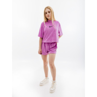 Жіночі Шорти Nike W NSW TRRY SHORT MS Фіолетовий L (7dFJ4899-532 L) - Інтернет-магазин спільних покупок ToGether