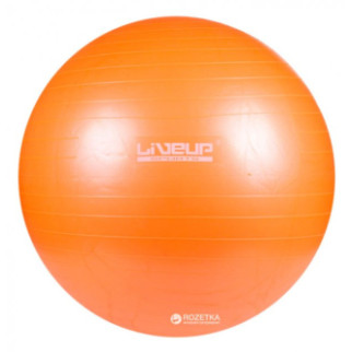 Фітбол (насос в комплекті) LiveUP ANTI-BURST BALL помаранчевий 65см LS3222-65o - Інтернет-магазин спільних покупок ToGether