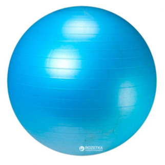 Фітбол (насос в комплекті) LiveUP ANTI-BURST BALL блакитний 55см LS3222-55b - Інтернет-магазин спільних покупок ToGether