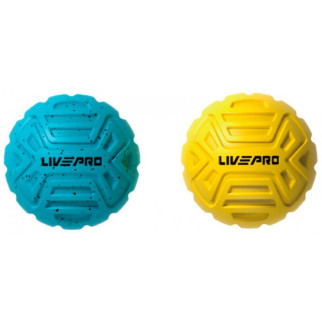 Набір мячиків для масажу MASSAGE BALL Блакитний Жовтий 6.8см (LP8507) - Інтернет-магазин спільних покупок ToGether