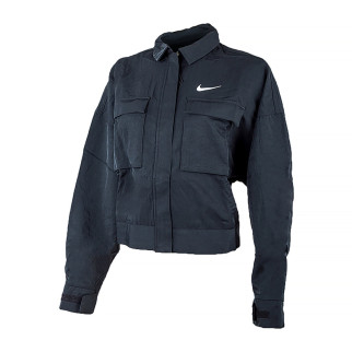Жіноча Куртка Nike ESSNTL WVN JKT FIELD Чорний M (DM6243-010 M) - Інтернет-магазин спільних покупок ToGether