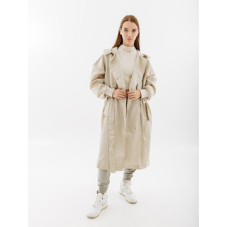 Жіночий Тренч Nike TRENCH SU Бежевий XL (7dFB4521-104 XL) - Інтернет-магазин спільних покупок ToGether