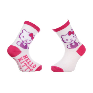 Шкарпетки Hello Kitty Dimensional Pose 19-22 white/magenta 32770-1 - Інтернет-магазин спільних покупок ToGether