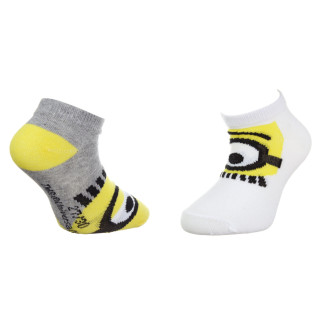 Шкарпетки Minions Socks 2-pack 27-30 gray/white 36775-1 - Інтернет-магазин спільних покупок ToGether