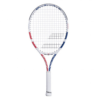 Ракетка Babolat Drive Jr 24 Girl white/pink/blue 140423/301 - Інтернет-магазин спільних покупок ToGether