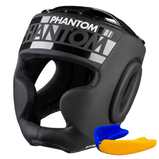Боксерський шолом Phantom APEX Full Face Black (капа в подарунок) - Інтернет-магазин спільних покупок ToGether