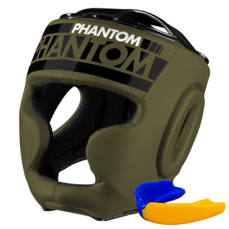 Боксерський шолом Phantom APEX Full Face Army Green (капа в подарунок) - Інтернет-магазин спільних покупок ToGether