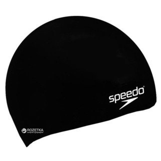 Шапочка для плавання Speedo Plain Moulded Silicone Junior Cap 8-709900001 Black (5014991588350) - Інтернет-магазин спільних покупок ToGether