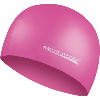 Шапка для плавання Aqua Speed MEGA 100-27 (100-27) металевий рожевий уні(5908217635556) - Інтернет-магазин спільних покупок ToGether