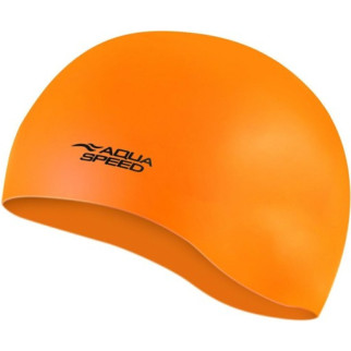 Шапка для плавання Aqua Speed MONO 6206 яскраво-жовтогарячий Уні OSFM (5908217691170) - Інтернет-магазин спільних покупок ToGether