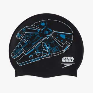 Шапка для плавання Speedo MILLENIUM FALCON SLOGAN PRT CAP чорний Уні OSFM 5053744485225 - Інтернет-магазин спільних покупок ToGether