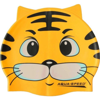 Шапка для плавання Aqua Speed ​​ZOO CAT 5529 жовтий кіт Діт OSFM 115-cat - Інтернет-магазин спільних покупок ToGether