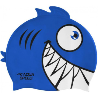 Шапочка для плавання Aqua Speed ZOO Pirana Піранья дитяча Синій OSFM (246-01) - Інтернет-магазин спільних покупок ToGether