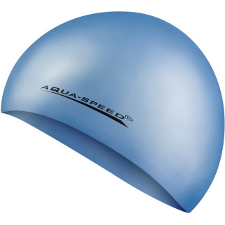 Шапка для плавання Aqua Speed MEGA 100-02 Блакитна (5908217635419) - Інтернет-магазин спільних покупок ToGether