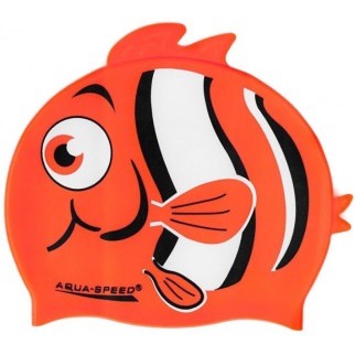 Шапка для плавання Aqua Speed ZOO NEMO 5758 Помаранчева рибка (115-75-nemo) - Інтернет-магазин спільних покупок ToGether